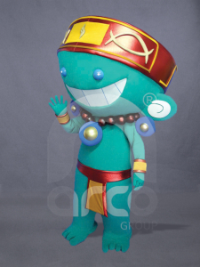 BOTARGA MASCOTA DEPORTIVA JUEGOS CENTROAMERICANOS PREHISPANICO